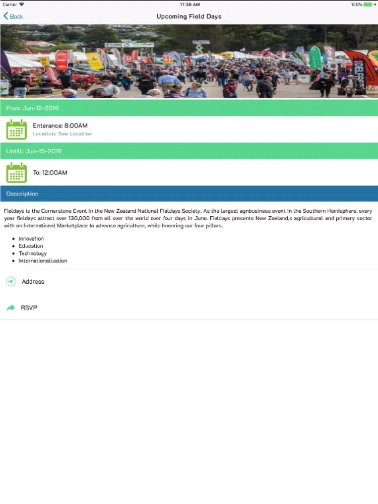 Zrzuty ekranu Auckland GCSA iPad 