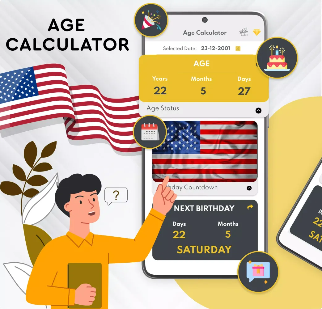 Zrzuty ekranu Age Calculator