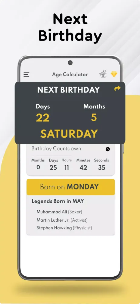 Zrzuty ekranu Age Calculator