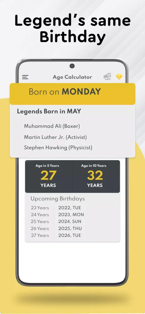 Zrzuty ekranu Age Calculator