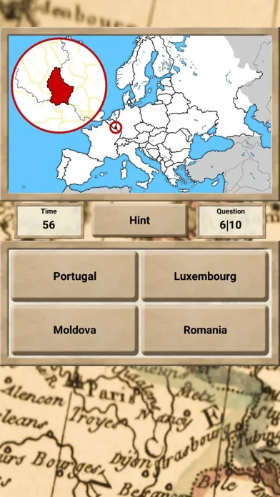Скриншоты Europe Geography - Quiz Game