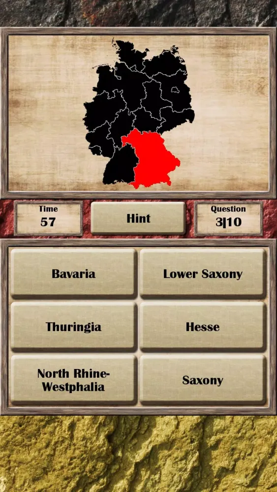 Germany - Quiz Game Screenshots