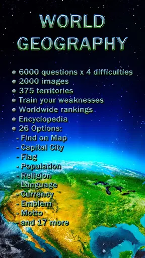 World Geography - Quiz Game Screenshots