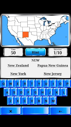 World Geography - Quiz Game Screenshots