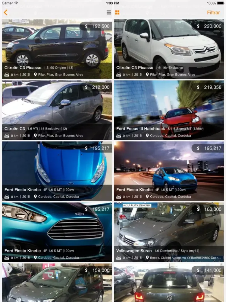 deautos.com - tu próximo auto iPad 應用截圖