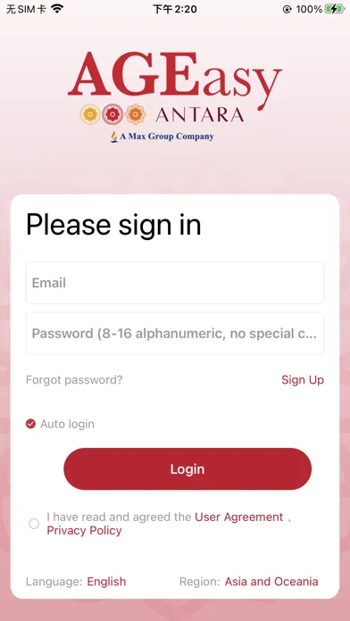 Zrzuty ekranu AGEasy Empower