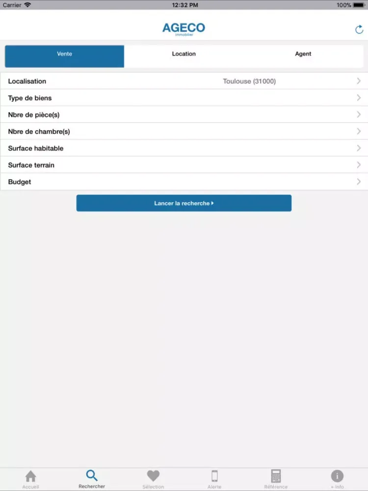Ageco Immo iPad  স্ক্রিনশট