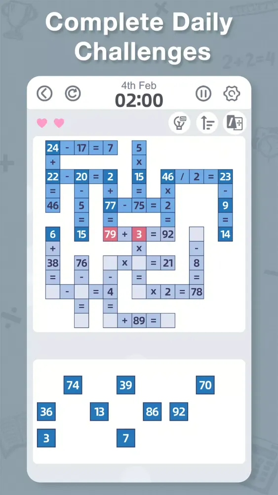 CrossMath Screenshots