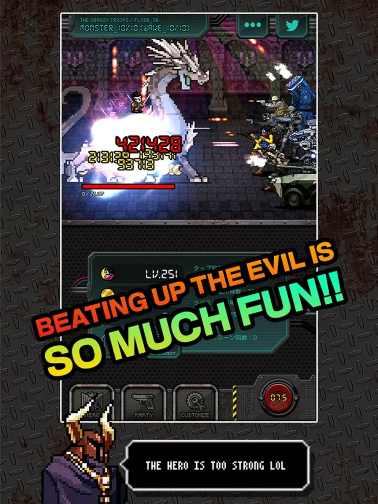The Teen Hero and The 8-bit Evil iPad  Ekran Görüntüleri