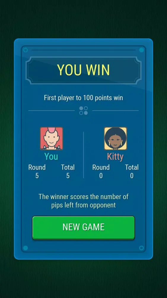 Captures d'écran de Dominoes
