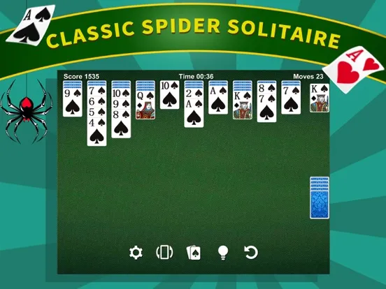 ภาพหน้าจอของ Spider Solitaire * Card Game iPad 