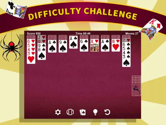 ภาพหน้าจอของ Spider Solitaire * Card Game iPad 