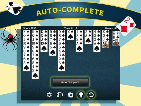 ภาพหน้าจอของ Spider Solitaire * Card Game iPad 