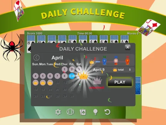 ภาพหน้าจอของ Spider Solitaire * Card Game iPad 