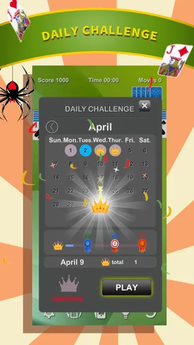 ภาพหน้าจอของ Spider Solitaire * Card Game