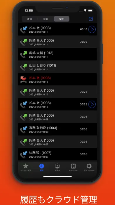 Ảnh chụp màn hình của ＋電話帳 Cloud