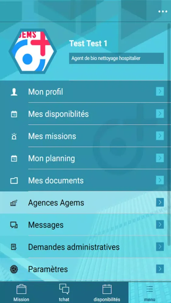 Screenshot di agems