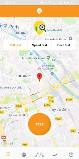 Capturas de pantalla de Mobile Network Quality Test