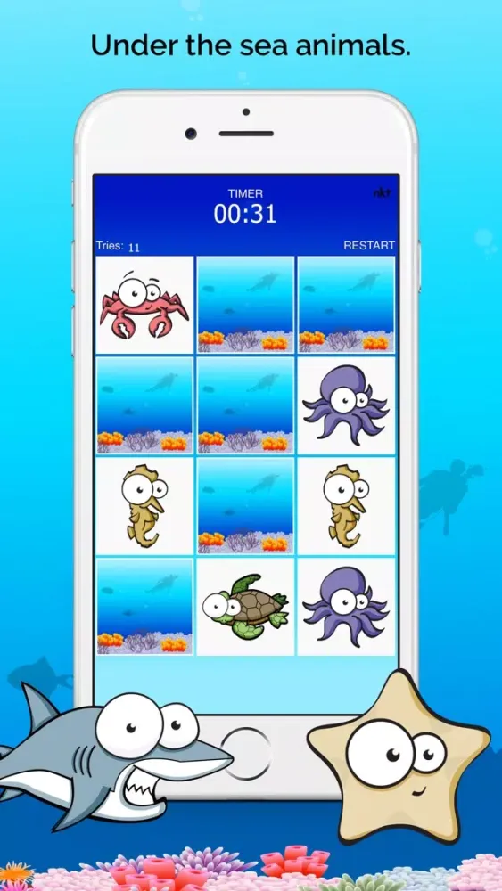 Sea . The Match Game Ekran Görüntüleri