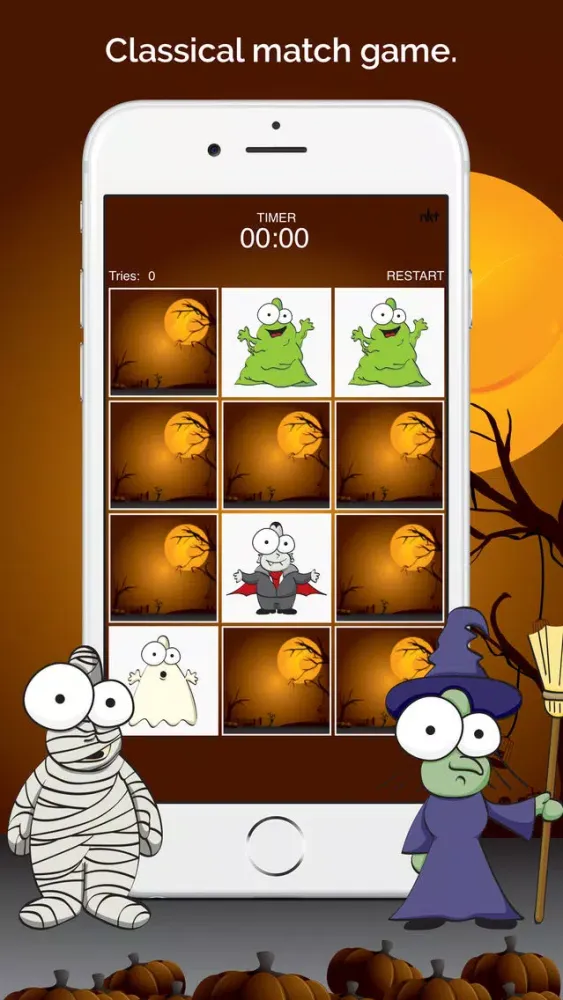 Capturas de pantalla de Halloween . The Match Game