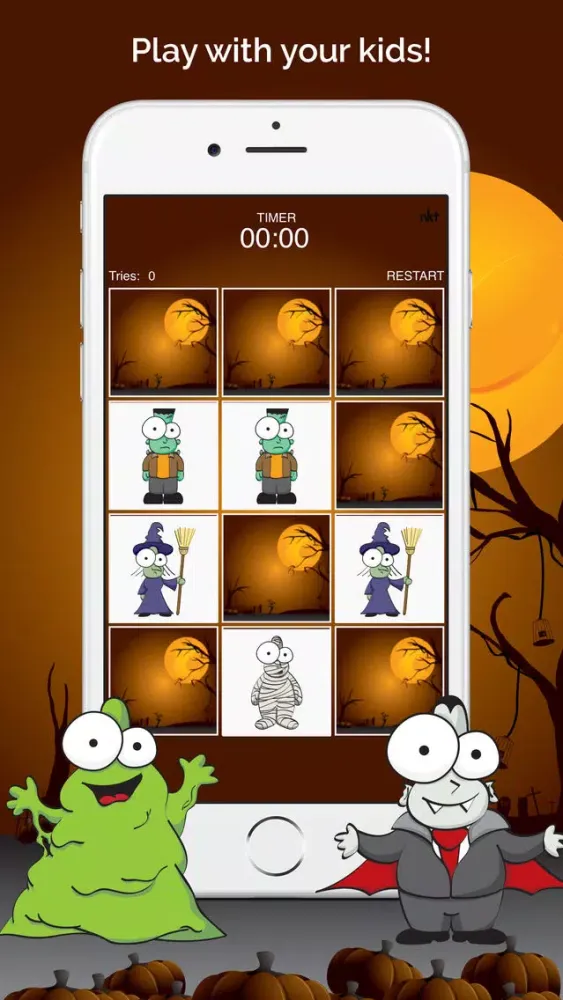 Capturas de pantalla de Halloween . The Match Game