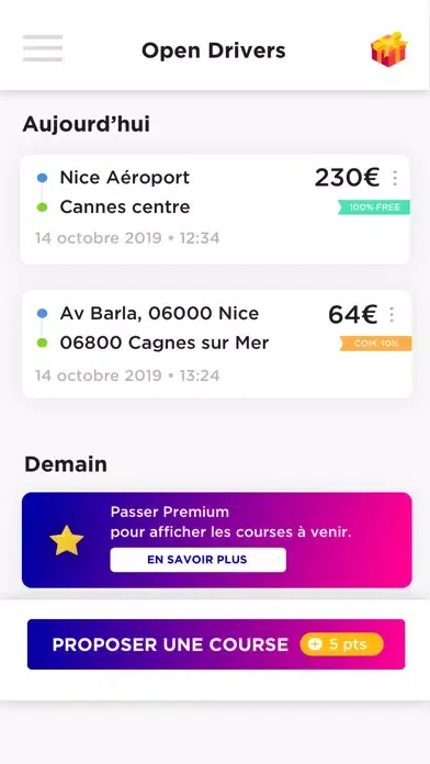 Скриншоты Switchr — La centrale VTC