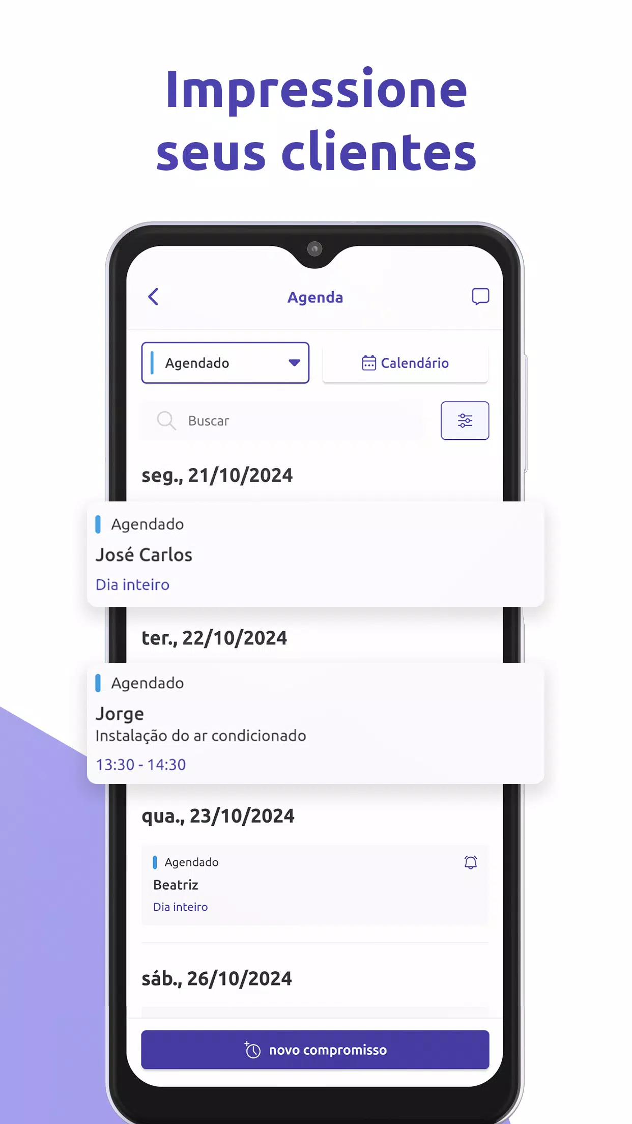 Gestão de orçamentos e pedidos Screenshots
