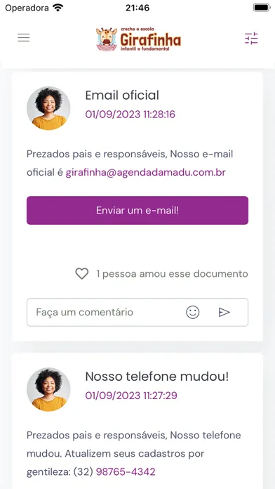 Agenda da Madu - Responsaveis Screenshots