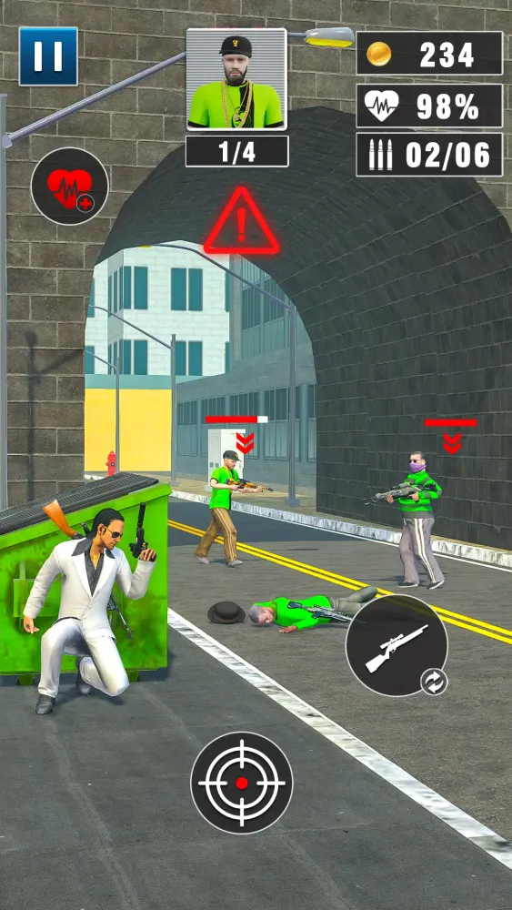 Agent Hunt Shooting Games 3D سکرین شاٹس