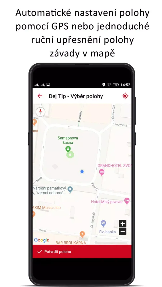 Hlášení závad – Dej Tip Screenshots