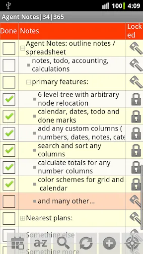 Zrzuty ekranu Agent Notes