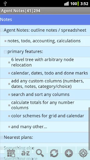 Zrzuty ekranu Agent Notes