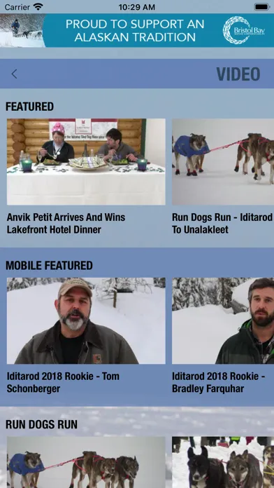 ภาพหน้าจอของ Iditarod® The Official App