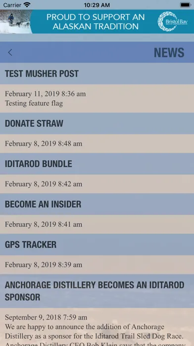 ภาพหน้าจอของ Iditarod® The Official App