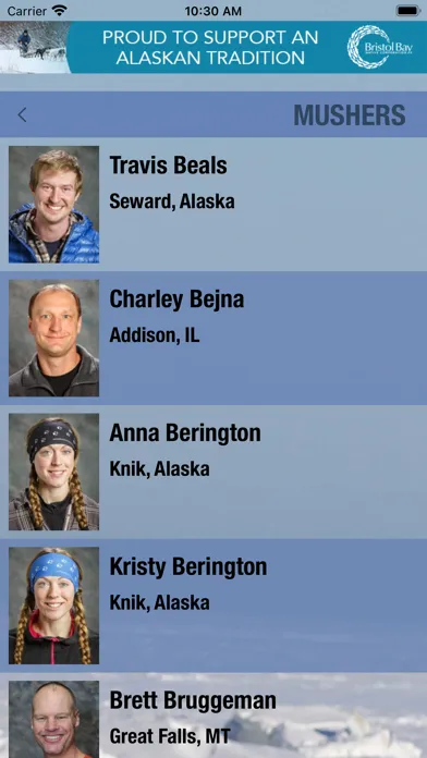 ภาพหน้าจอของ Iditarod® The Official App
