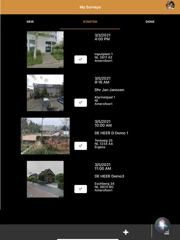 Capturas de tela do AGePe MySurvey iPad 
