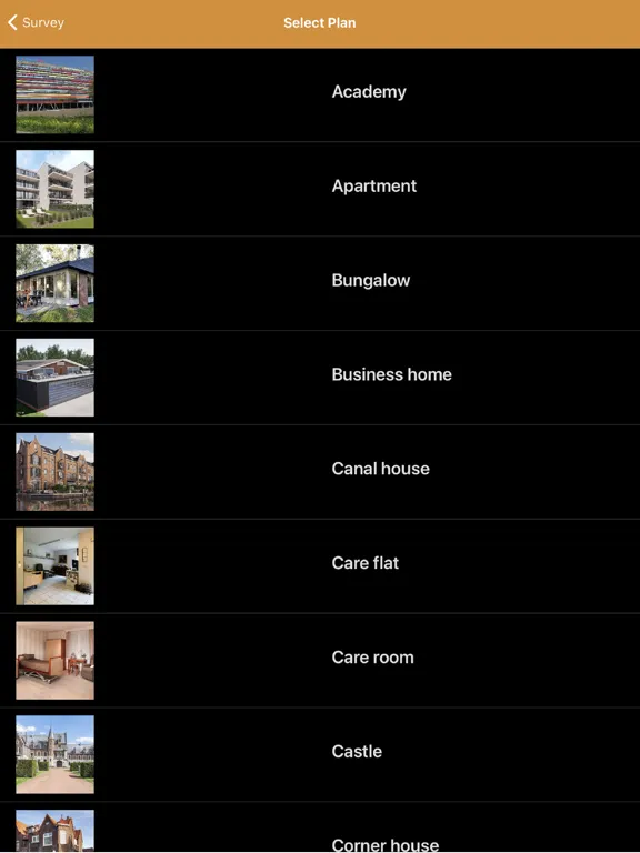 Capturas de tela do AGePe MySurvey iPad 