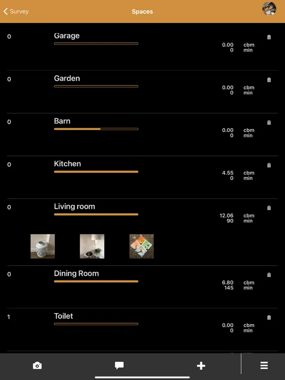 Capturas de tela do AGePe MySurvey iPad 