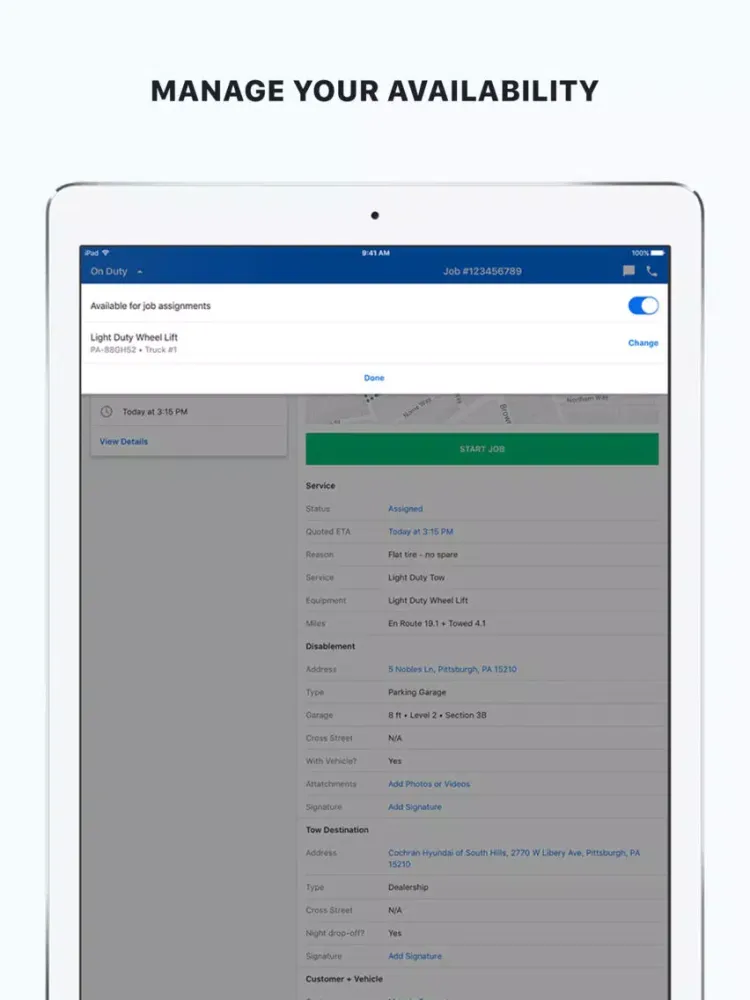 Agero Spark iPad  Screenshots