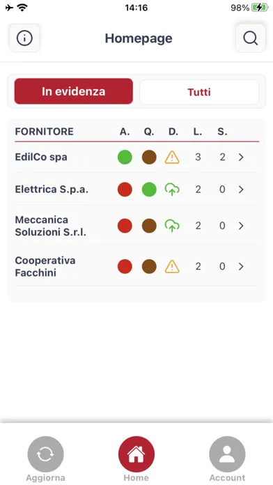 626 Suite Portale Fornitore سکرین شاٹس