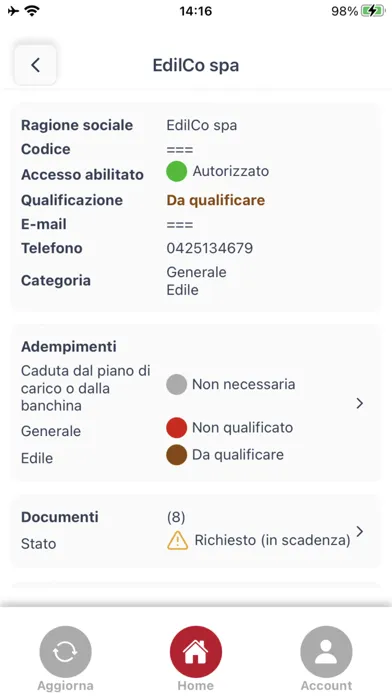 626 Suite Portale Fornitore سکرین شاٹس