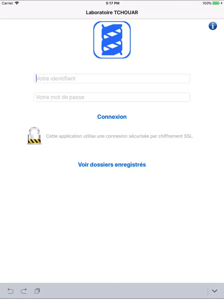 Capturas de pantalla de Laboratoire TCHOUAR iPad 