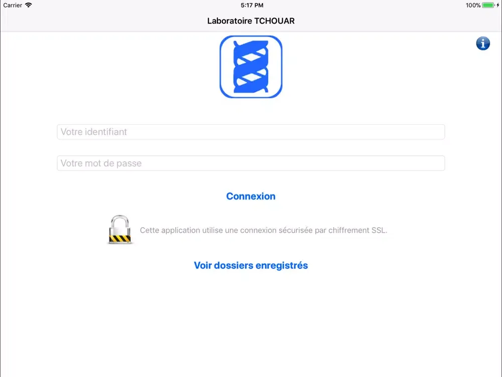 Capturas de pantalla de Laboratoire TCHOUAR iPad 