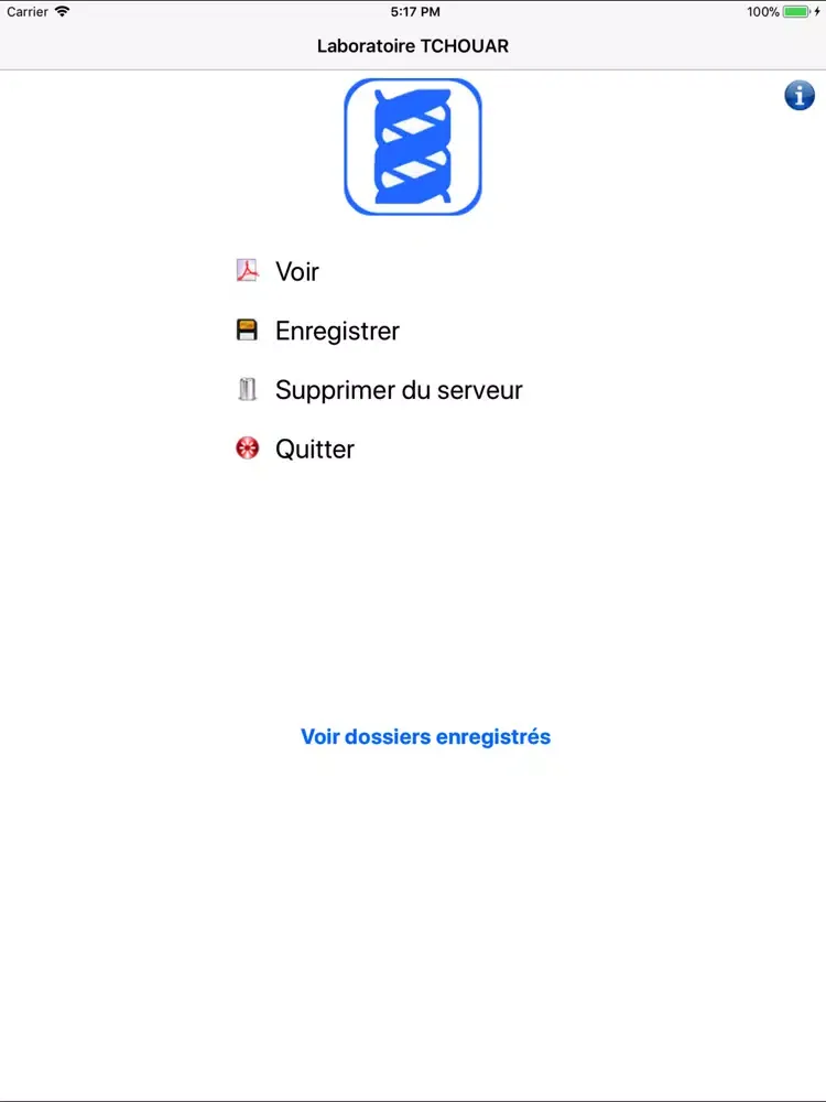 Capturas de pantalla de Laboratoire TCHOUAR iPad 