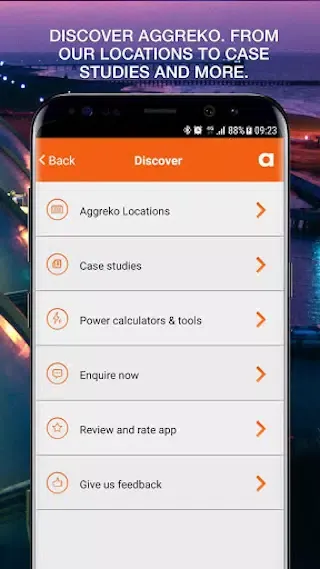 Aggreko Remote Monitoring Screenshots
