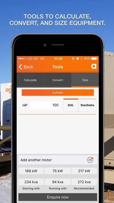 Zrzuty ekranu Aggreko Remote Monitoring 2.0
