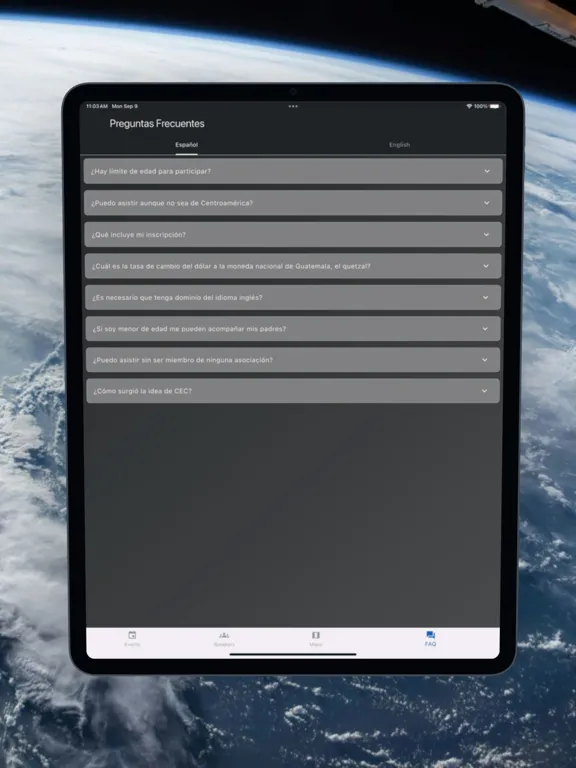 صور CEC Space 2024 iPad 