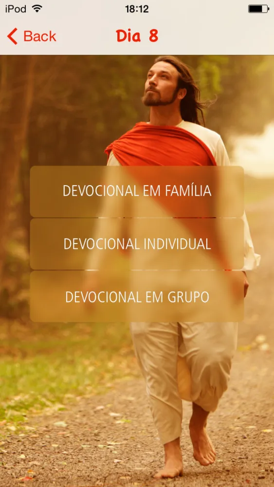 Capturas de pantalla de 50 dias transformados por Cristo