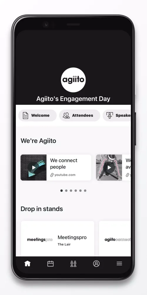 Agiito: Events Screenshots