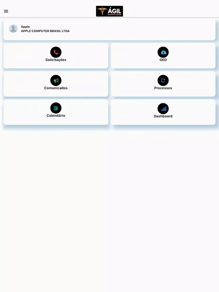 Ágil Assessoria Contábil iPad 应用截图